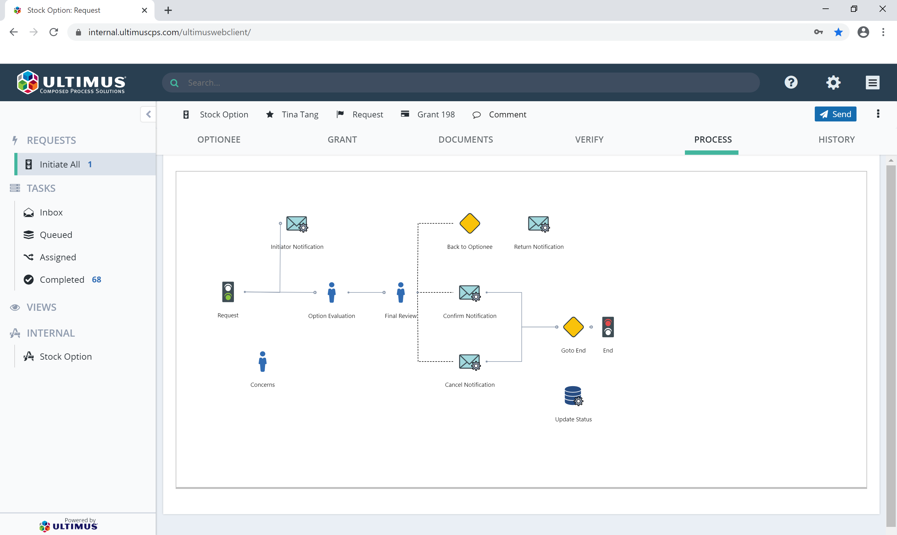 stock-option-grant-management-ultimus-solution-starter-application